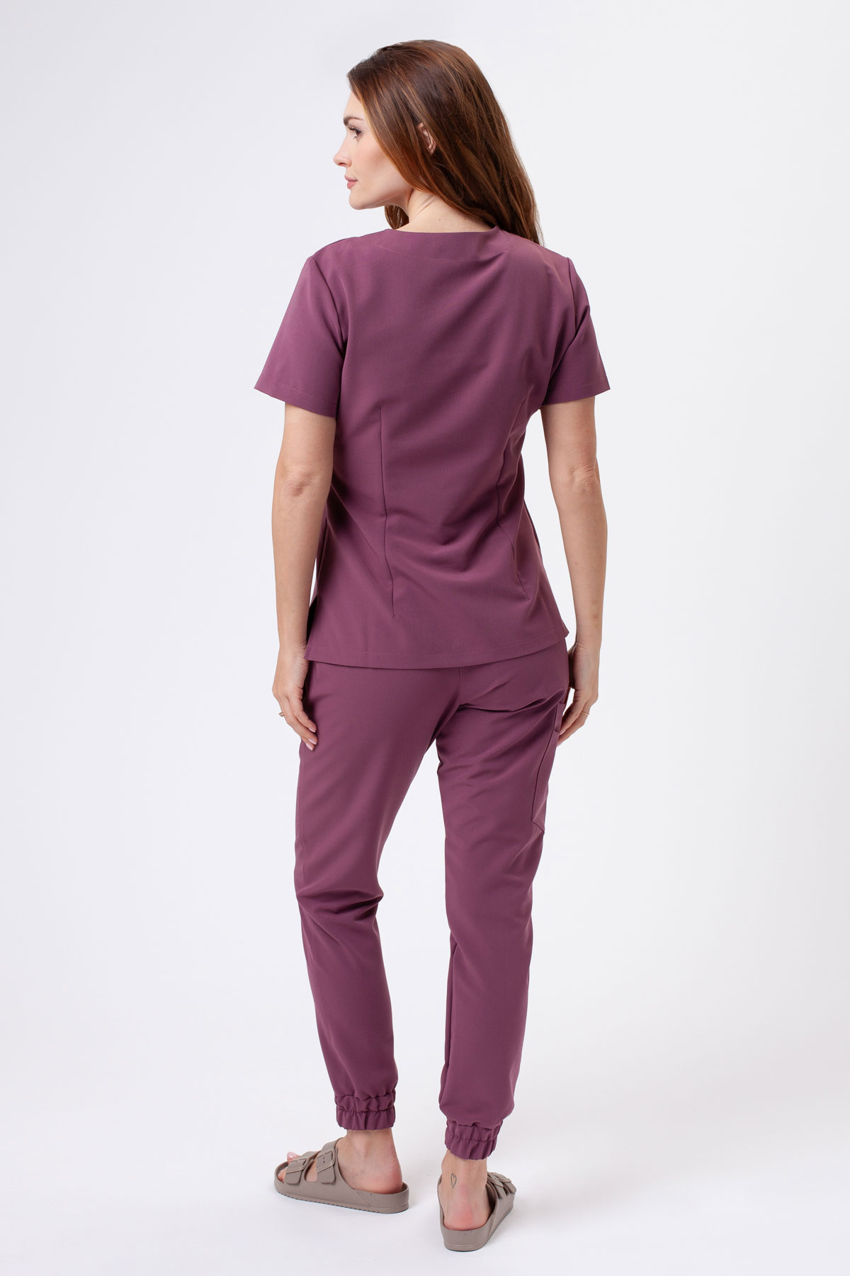 Dámská lékařská halena Sunrise Uniforms Premium Aura grape-5