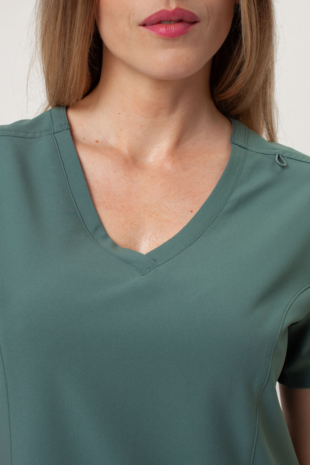 Lékařská dámská halena Maevn Momentum Double V-neck pastelově zelená-3