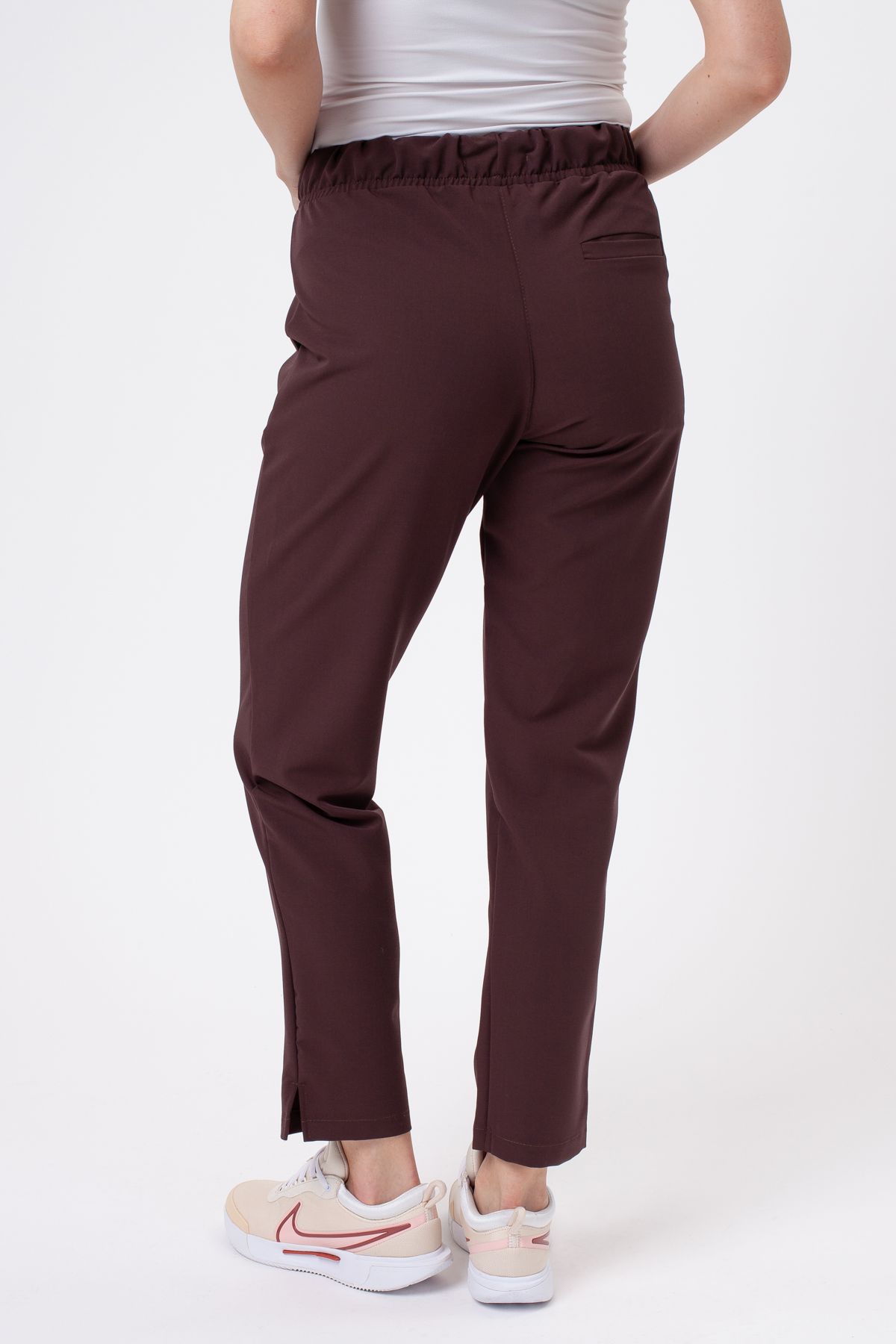 Dámské lékařské kalhoty Sunrise Uniforms Premium Pride choco-1