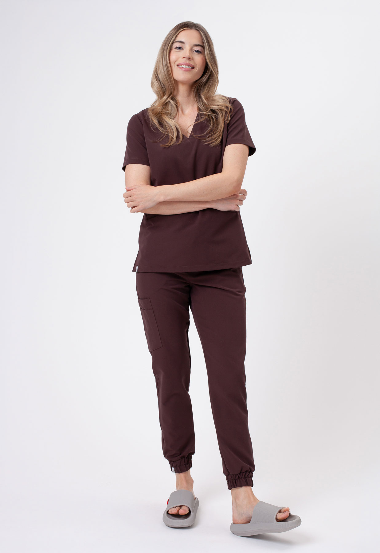 Lékařská souprava Sunrise Uniforms Premium Vibe choco-1