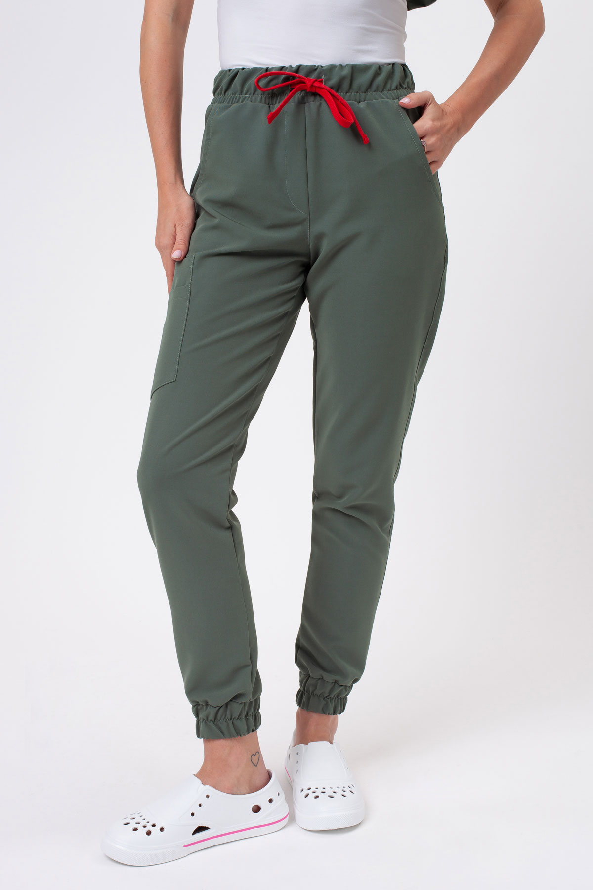 Lékařská souprava Sunrise Uniforms Premium Vibe sage green-6