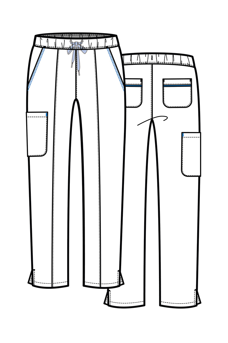Dámské kalhoty Maevn Matrix Impulse klasicky modré-9