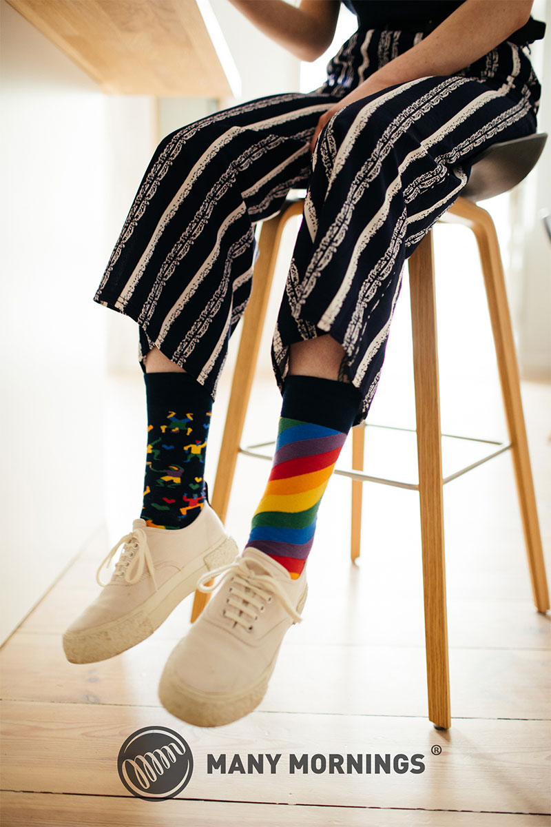Barevné ponožky Over the Rainbow - Many Mornings-1