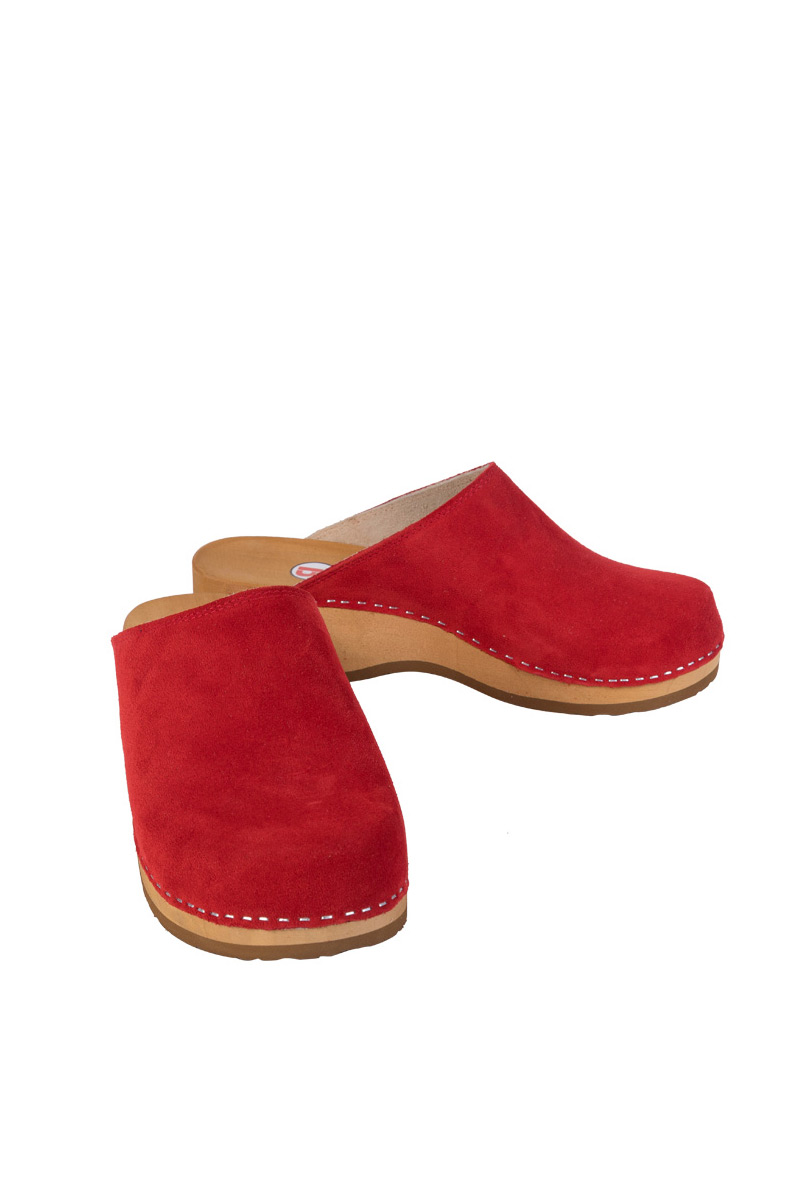 Zdravotnická obuv Buxa model PZM1 červená semiš-4