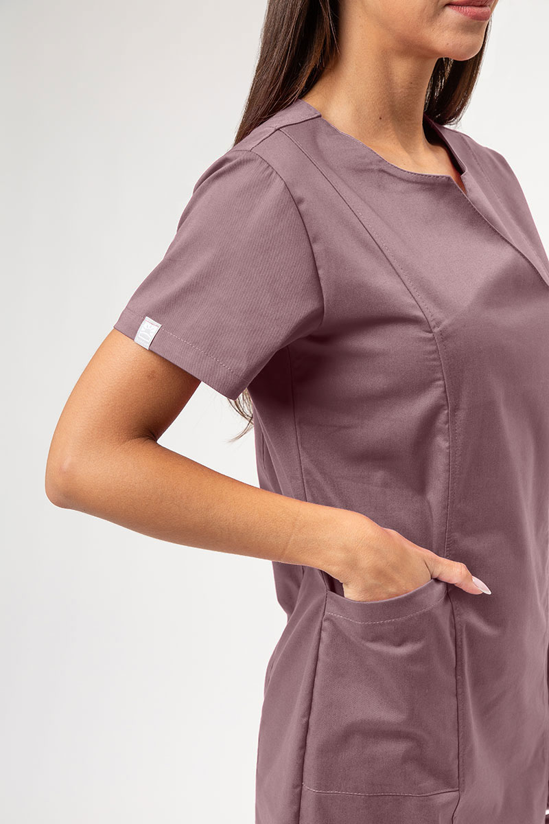 Dámské lékařské šaty Sunrise Uniforms Charm cappuccino-3