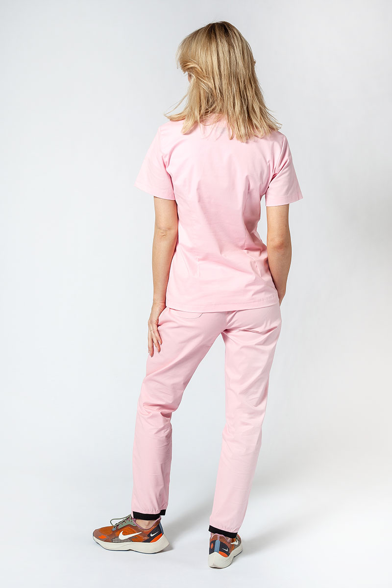 Dámské lékařské kalhoty Sunrise Uniforms Active Loose růžové-7