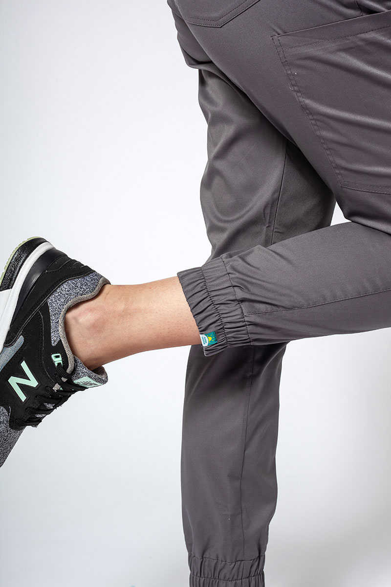 Dámské lékařské kalhoty Sunrise Uniforms Active Air jogger šedé-4