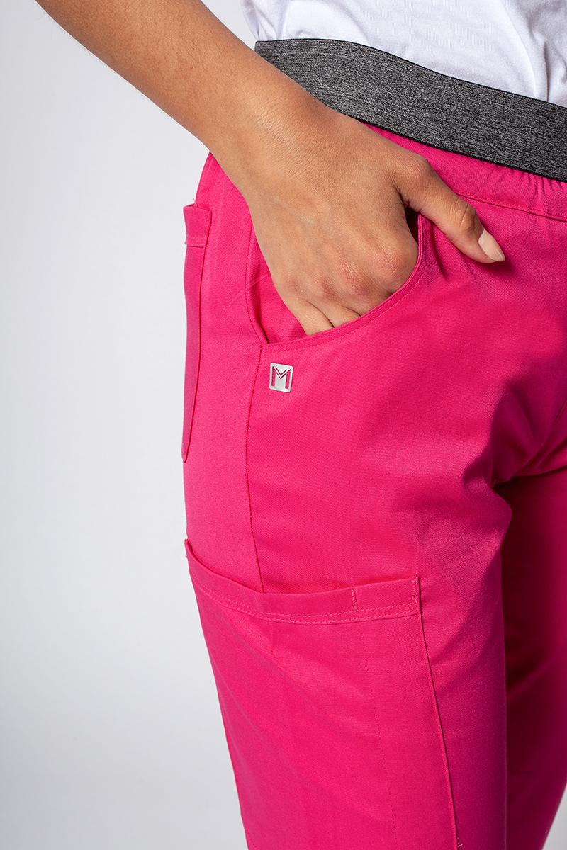 Dámské lékařské kalhoty Maevn Matrix Contrast semi-jogger růžové-3