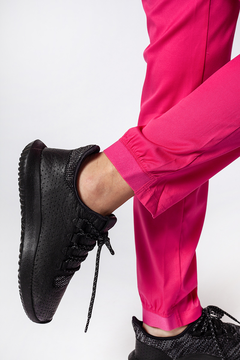 Dámské lékařské kalhoty Maevn Matrix Contrast semi-jogger růžové-5