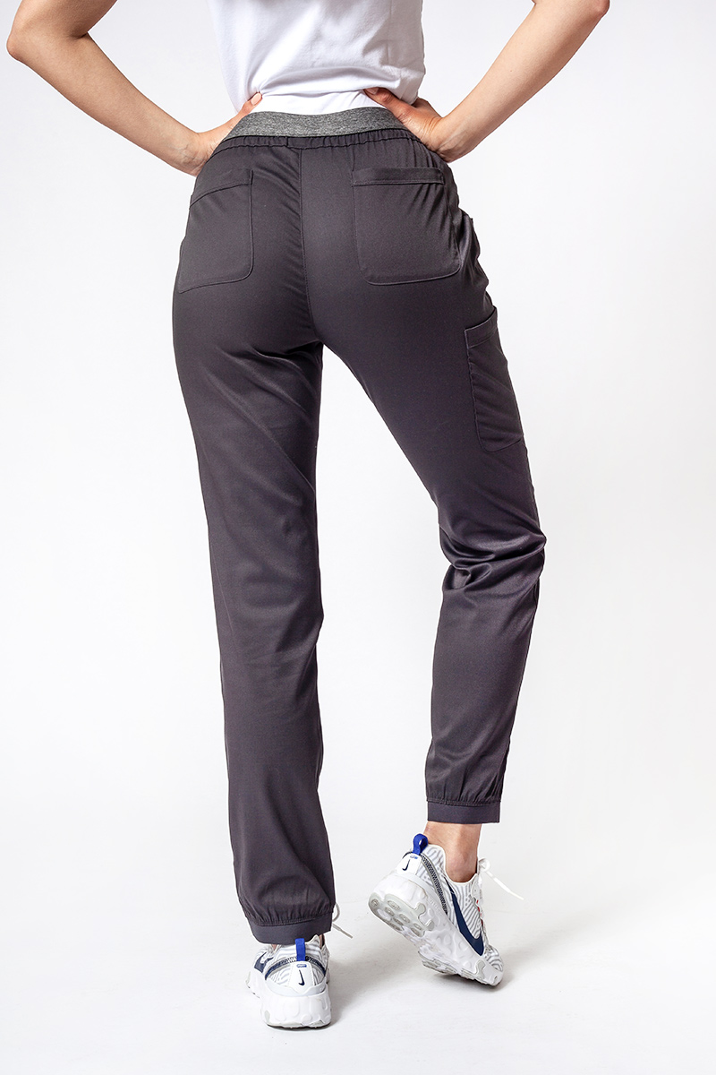 Dámské lékařské kalhoty Maevn Matrix Contrast semi-jogger šedé-1