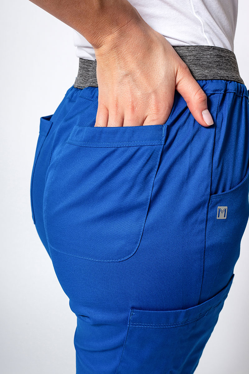 Dámské lékařské kalhoty Maevn Matrix semi-jogger královsky modré-4