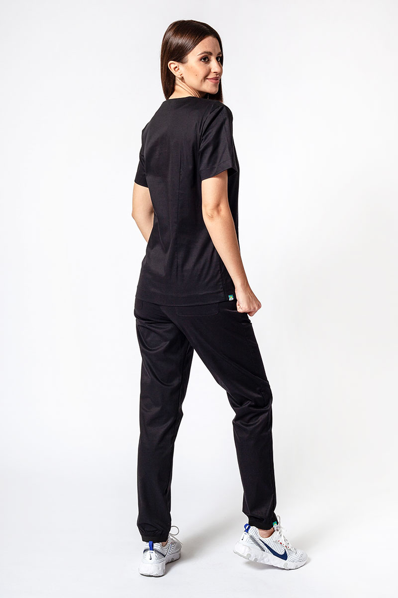 Dámské lékařské kalhoty Sunrise Uniforms Active Loose černé-7