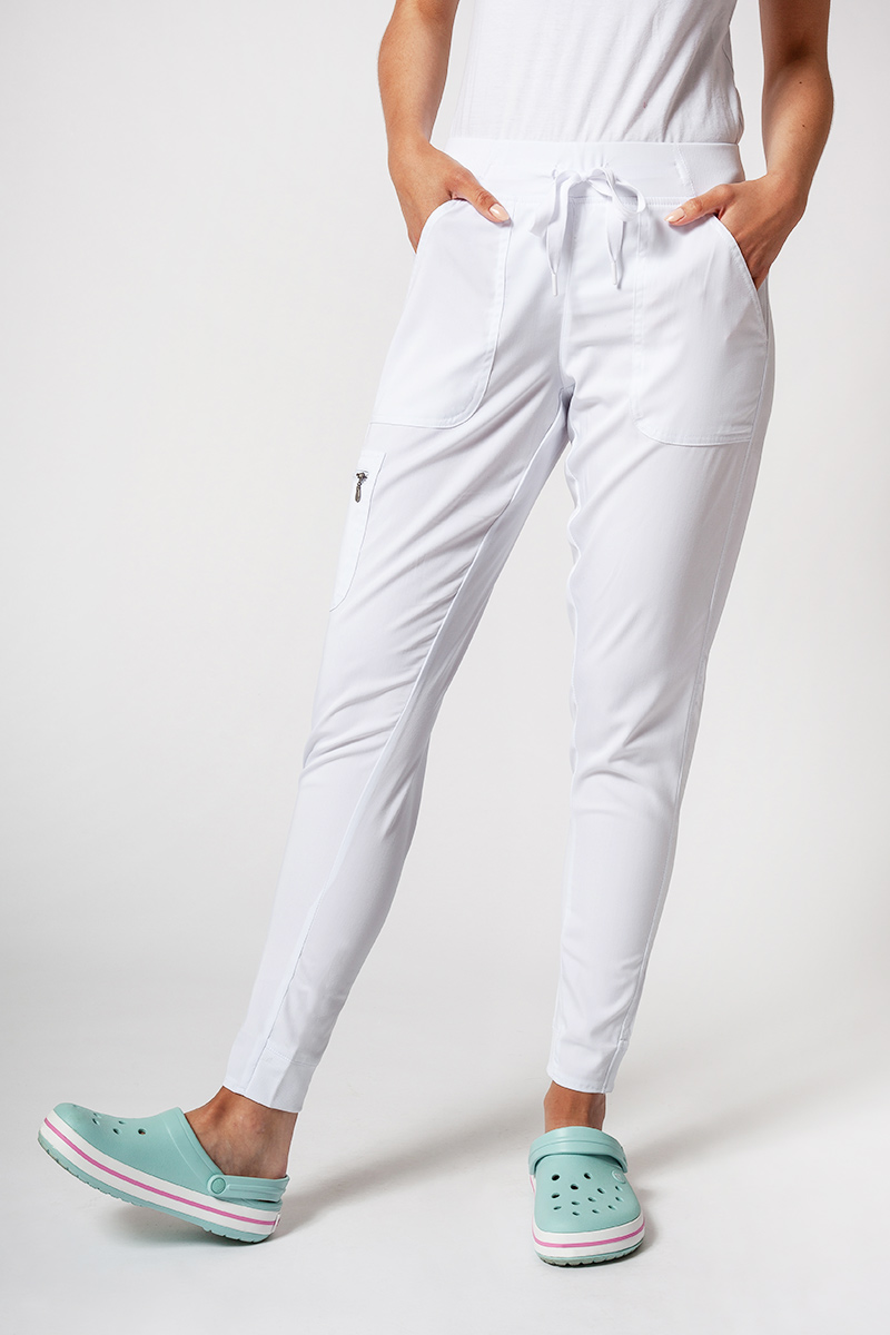 Lékařská souprava Adar Uniforms Ultimate bílá (s halenou Sweetheart - elastic)-7