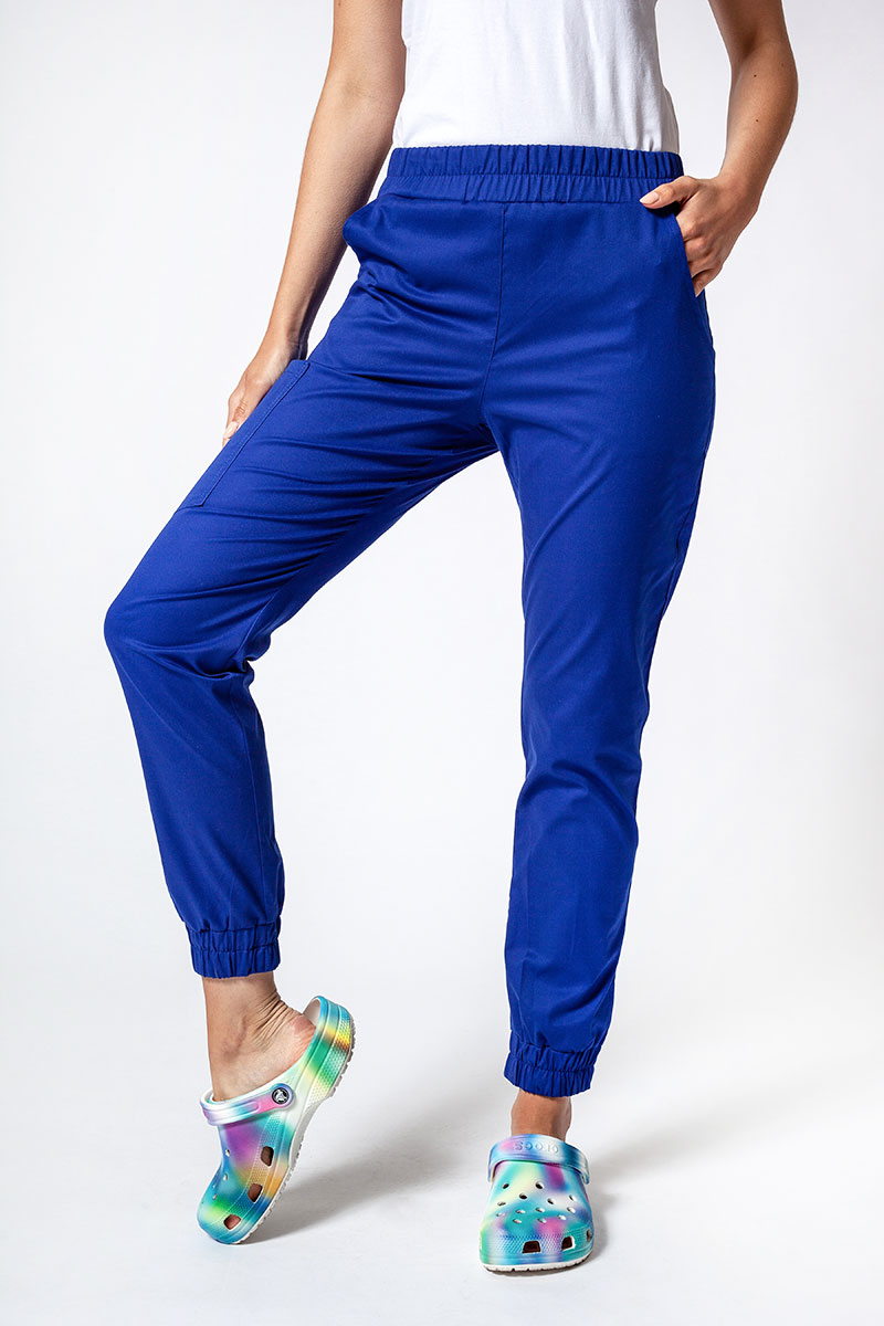 Dámska lékařská souprava Sunrise Uniforms Active III (halena Bloom, kalhoty Air) tmavě modrá-6