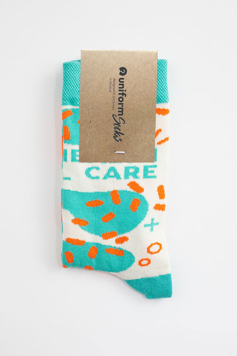 Barevné ponožky Take Care - UniformSocks-3