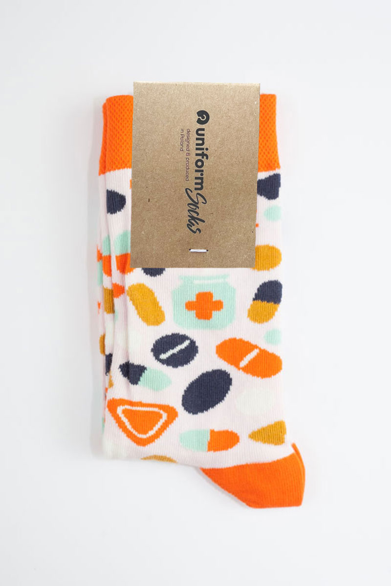 Barevné ponožky Take Your Meds - UniformSocks-3