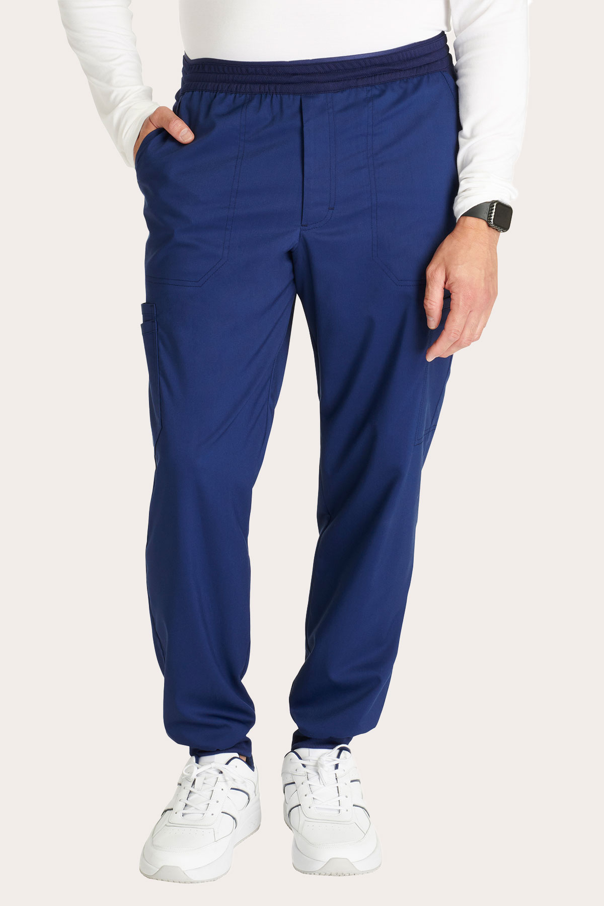 Pánské lékařské kalhoty Cherokee Revolution Jogger námořnická modř-5