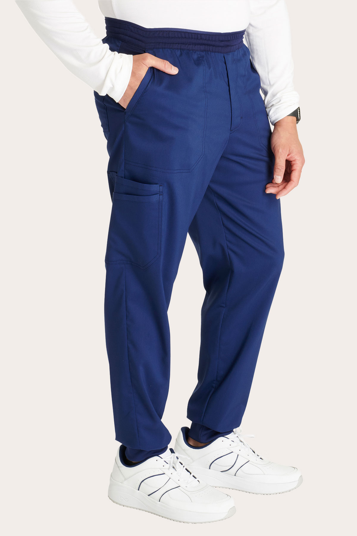 Pánské lékařské kalhoty Cherokee Revolution Jogger námořnická modř-2