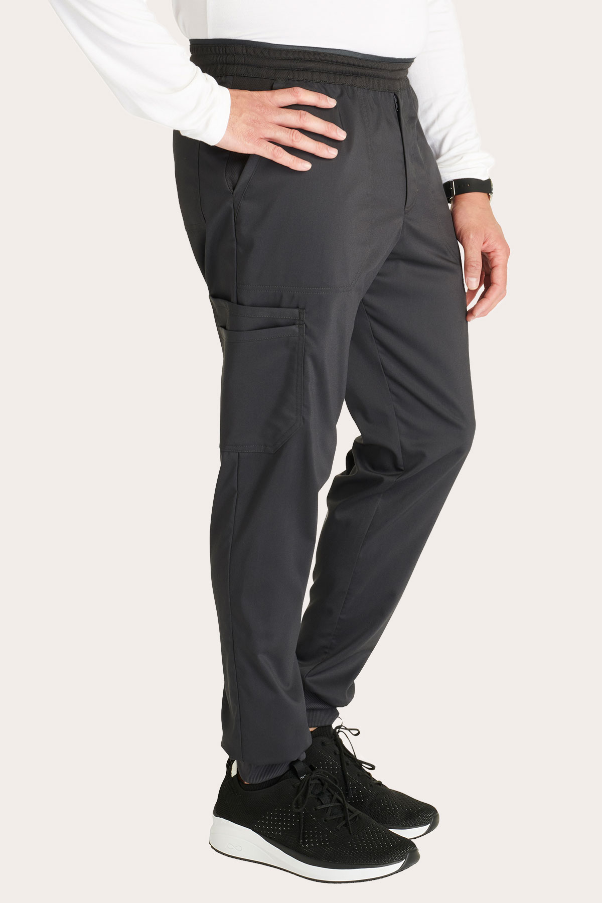 Pánské lékařské kalhoty Cherokee Revolution Jogger šedé-2