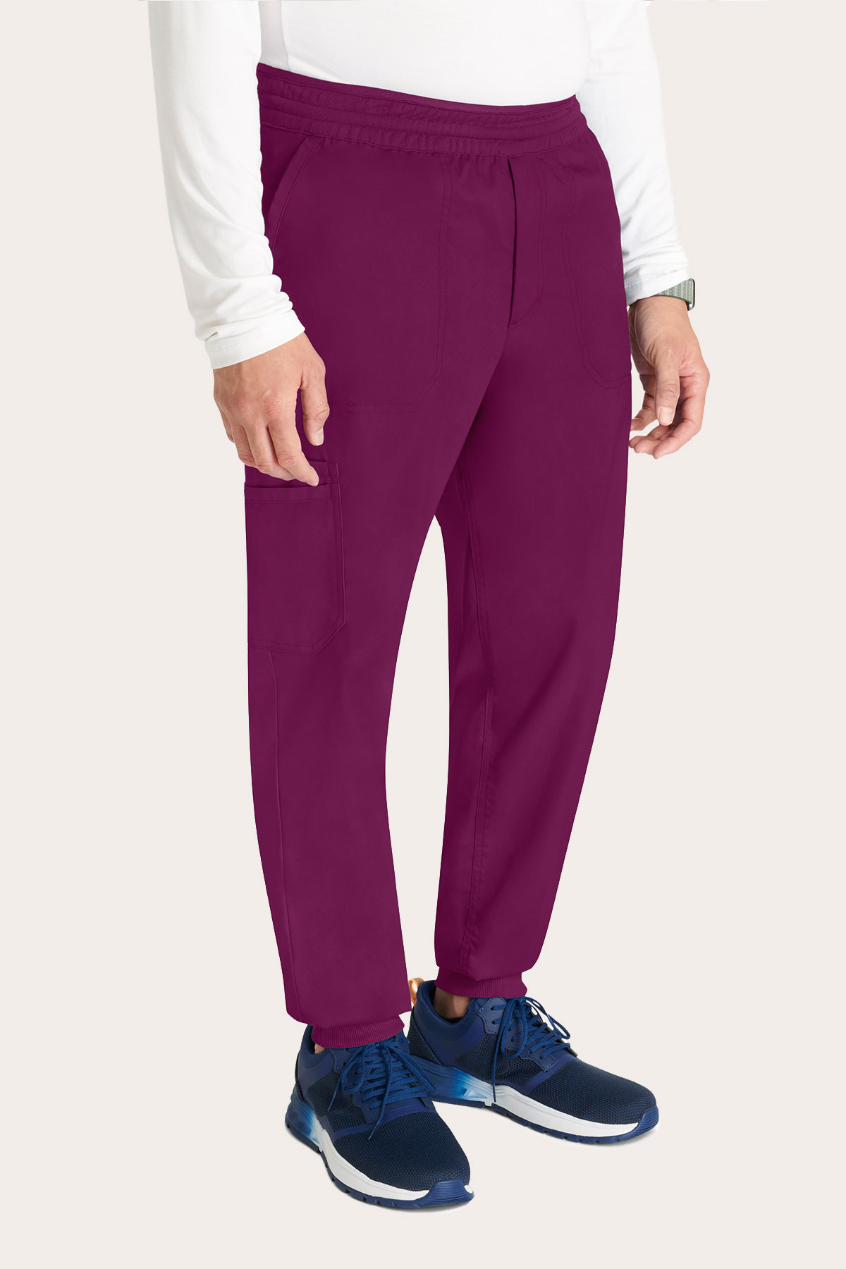 Pánské lékařské kalhoty Cherokee Revolution Jogger třešňové-2