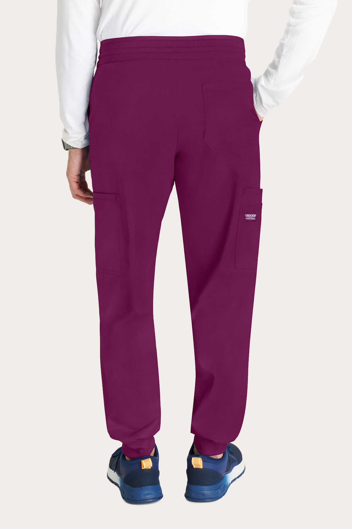 Pánské lékařské kalhoty Cherokee Revolution Jogger třešňové-1