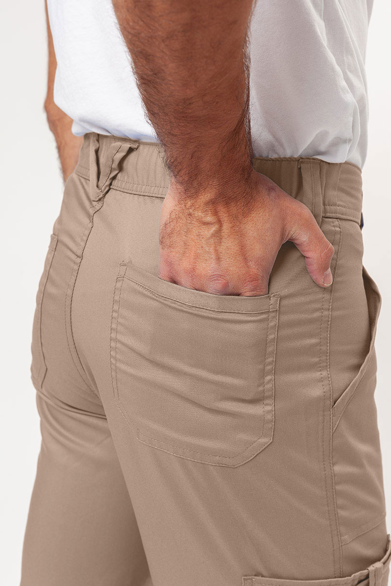 Pánské lékařské kalhoty Cherokee Revolution Fly Cargo béžové-5