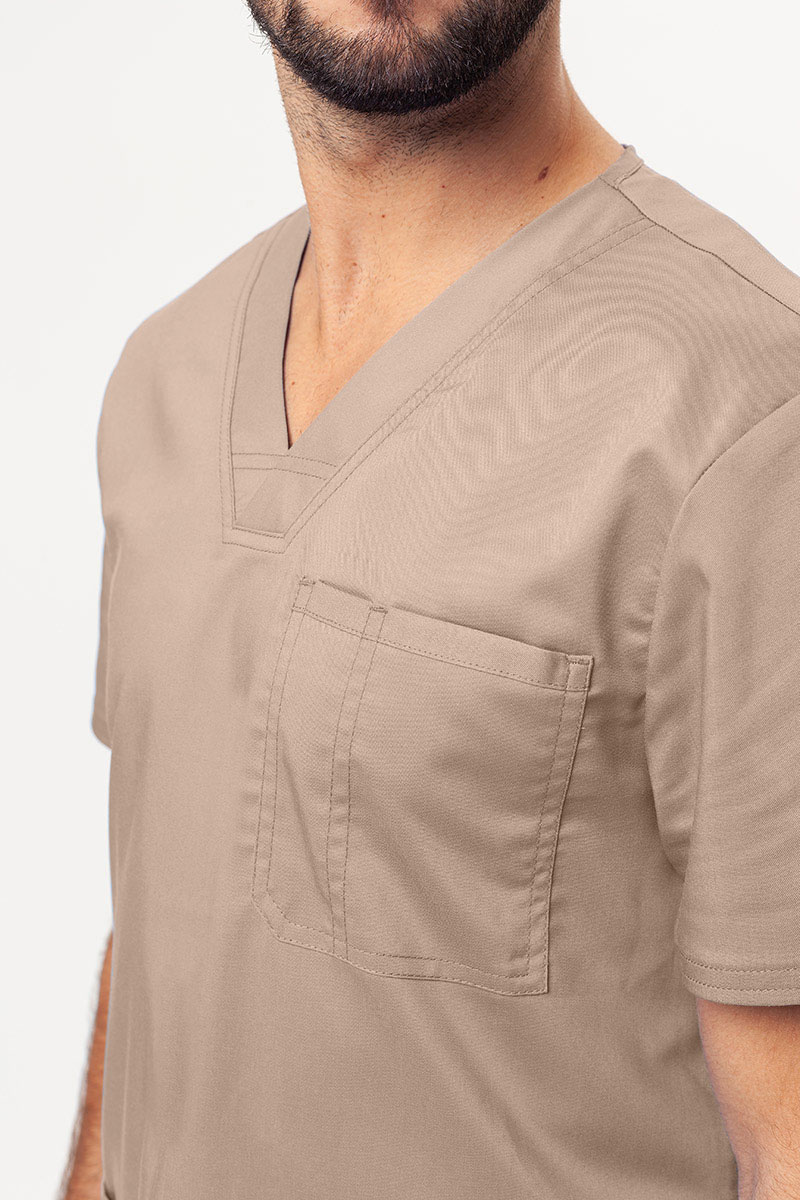 Pánská lékařská halena Cherokee Revolution V-neck Men béžová-2