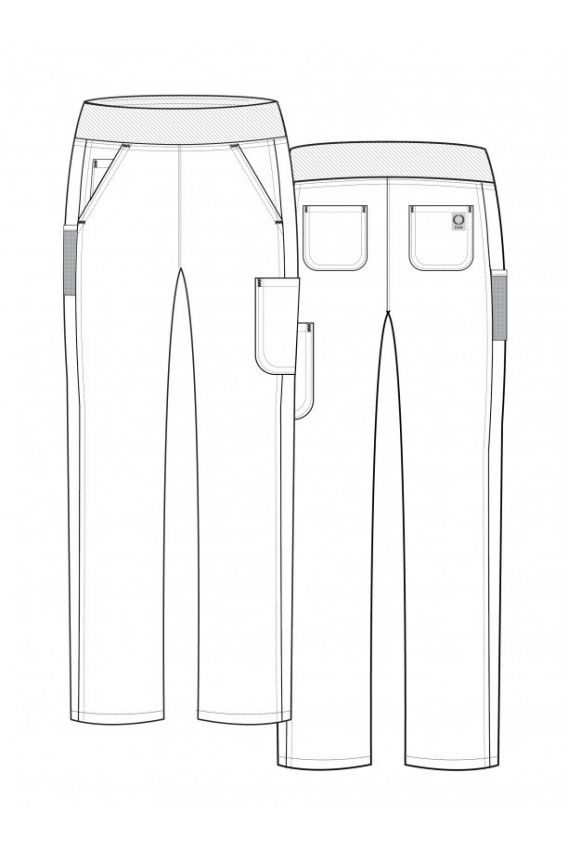 Lékařské kalhoty Maevn EON Classic námořnická modř-2