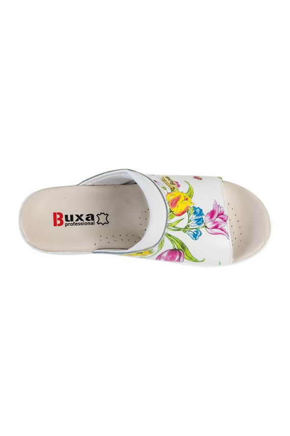 Zdravotnická obuv Buxa model Professional Med30 květy gucci-5