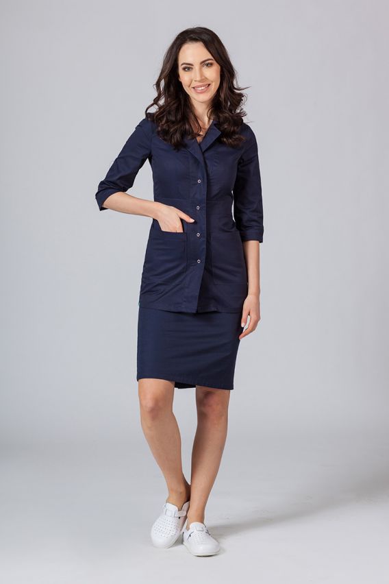 Lékařské sako Sunrise Uniforms 3/4 námořnická modř-2