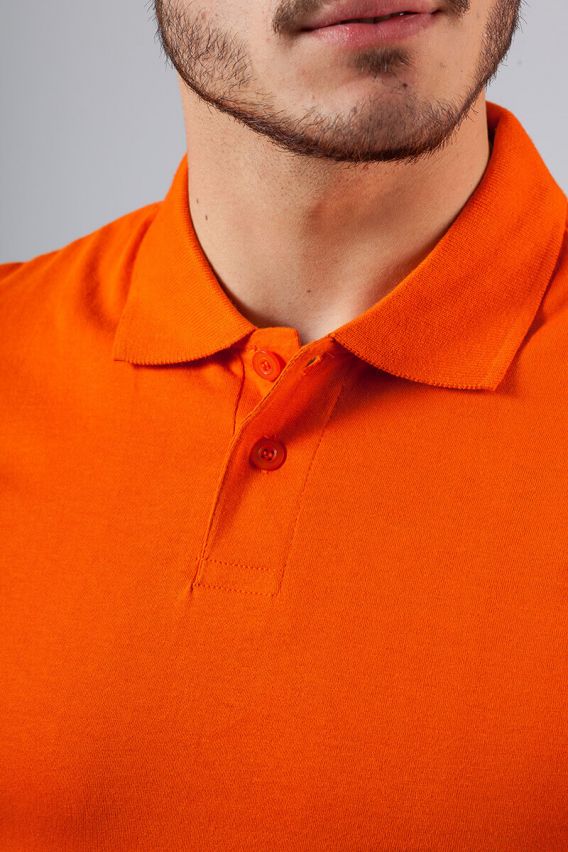 Pánské Polo Malfini Single Jersey oranžové-2