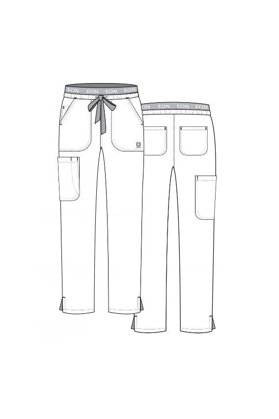 Dámské kalhoty Maevn EON Style třešňové-2