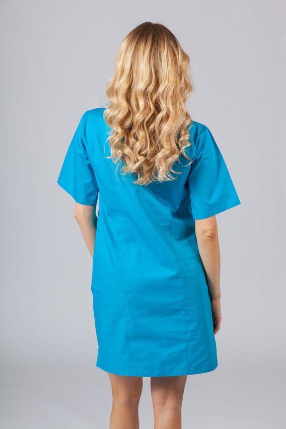Lékařské klasické šaty Sunrise Uniforms tyrkysové-2