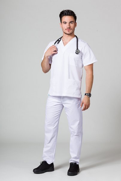 Univerzální lékařské kalhoty Sunrise Uniforms bílé-2