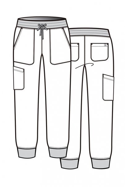 Dámské lékařské kalhoty Maevn Matrix Impulse Jogger melounové-8
