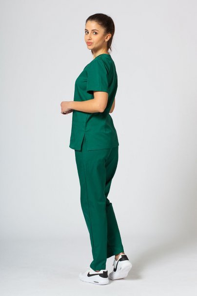 Dámské lékařské kalhoty Sunrise Uniforms Basic Regular tmavě zelené-5