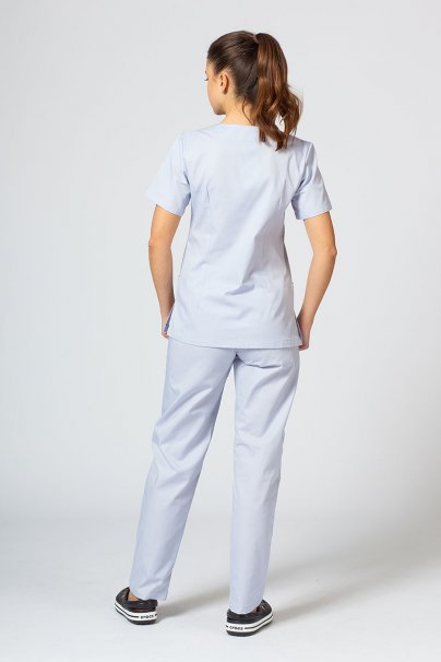 Lékařská dámská halena Sunrise Uniforms Basic Light světle šedá-5