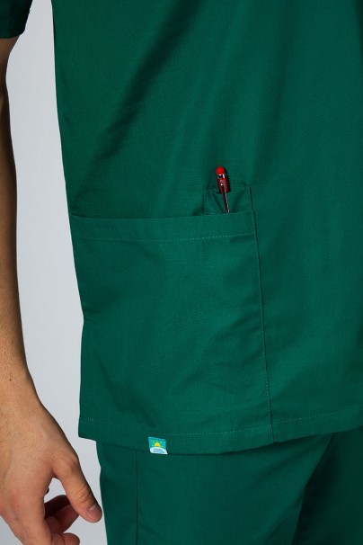 Univerzální lékařská halena Sunrise Uniforms tmavě zelená-5