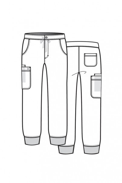 Lékařské kalhoty Maevn Matrix Men jogger námořnická modř-8
