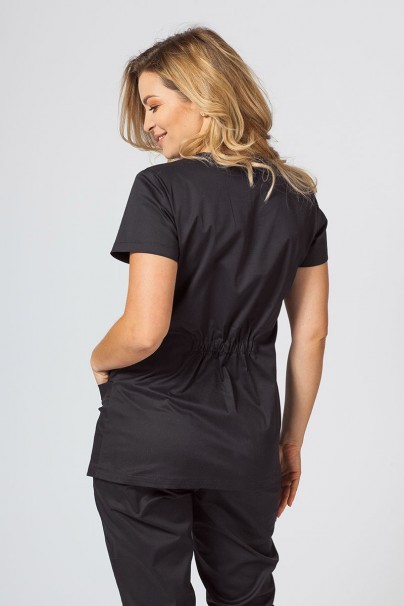 Dámská lékařská halena Sunrise Uniforms Fit (elastická), černá-3