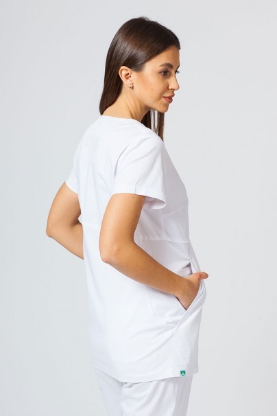 Dámská lékařská souprava Sunrise Uniforms Active (halena Kangaroo, kalhoty Loose) bílá-4