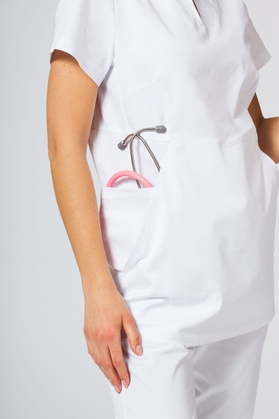 Lékařská souprava Sunrise Uniforms Active bílá (s halenou Kangaroo - elastic)-6