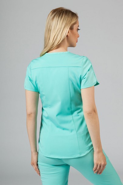 Lékařská souprava Adar Uniforms Yoga aqua (s halenou Modern - elastic)-3