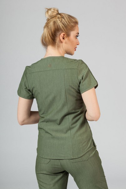 Lékařská souprava Adar Uniforms Yoga olivková (s halenou Modern - elastic)-3