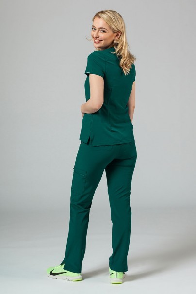 Dámské kalhoty Adar Uniforms Skinny Leg Cargo tmavě zelené-3