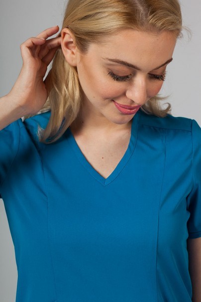Zdravotnická souprava Adar Uniforms Yoga královsky modrá (s halenou Modern - elastic)-3