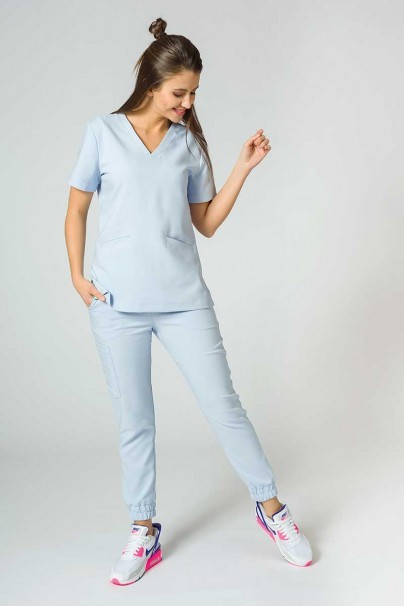 Dámské kalhoty Sunrise Uniforms Premium Chill jogger blankytně modré-2
