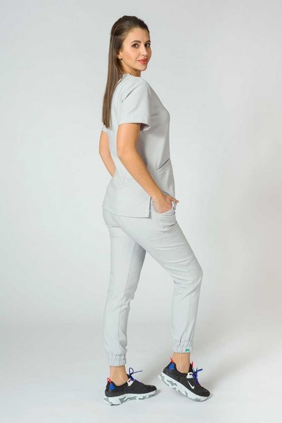 Lékařská souprava Sunrise Uniforms Premium (halena Joy, kalhoty Chill) světle šedá-2