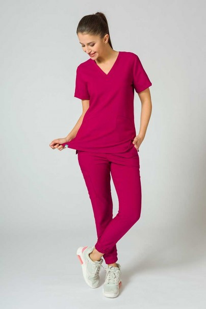 Dámské kalhoty Sunrise Uniforms Premium Chill jogger švestkové-2