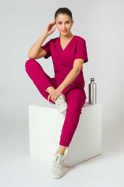 Lékařská souprava Sunrise Uniforms Premium (halena Joy, kalhoty Chill) švestková-2